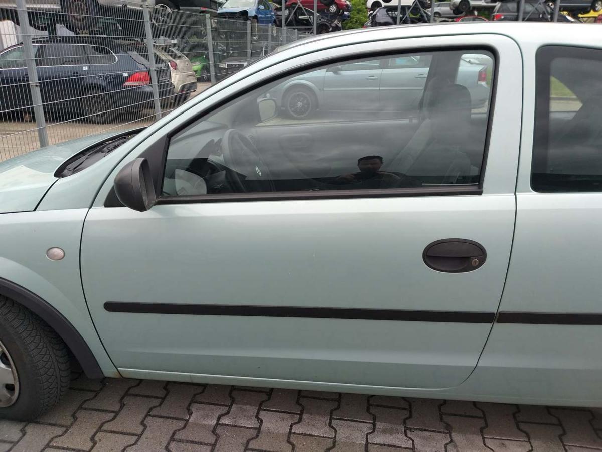 Opel Corsa C original Tür links Z388 Spacegrün 3-Türer Bj.2001